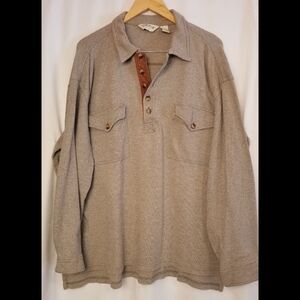 Orvis Men's Gray Button-Down Shirt XXL